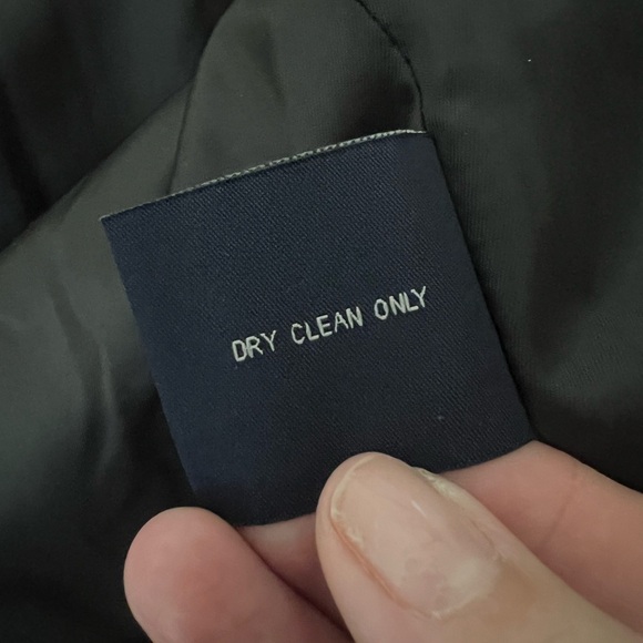 Anne Klein - wool blend elegant houndstooth thick coat - Picture 12 of 13